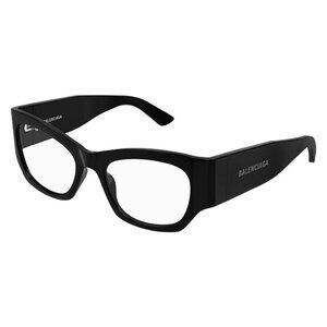 New Authentic  BALENCIAGA Everyday Black Square BB0333O 001 Glasses Women